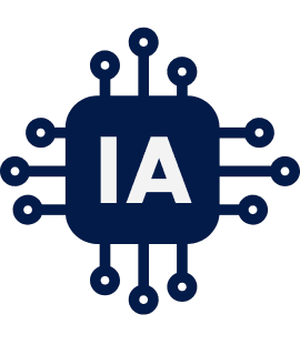 Illustration des solutions d'IA sur mesure avec machine learning et deep learning pour la recommandation, le traitement d'image et le NLP.